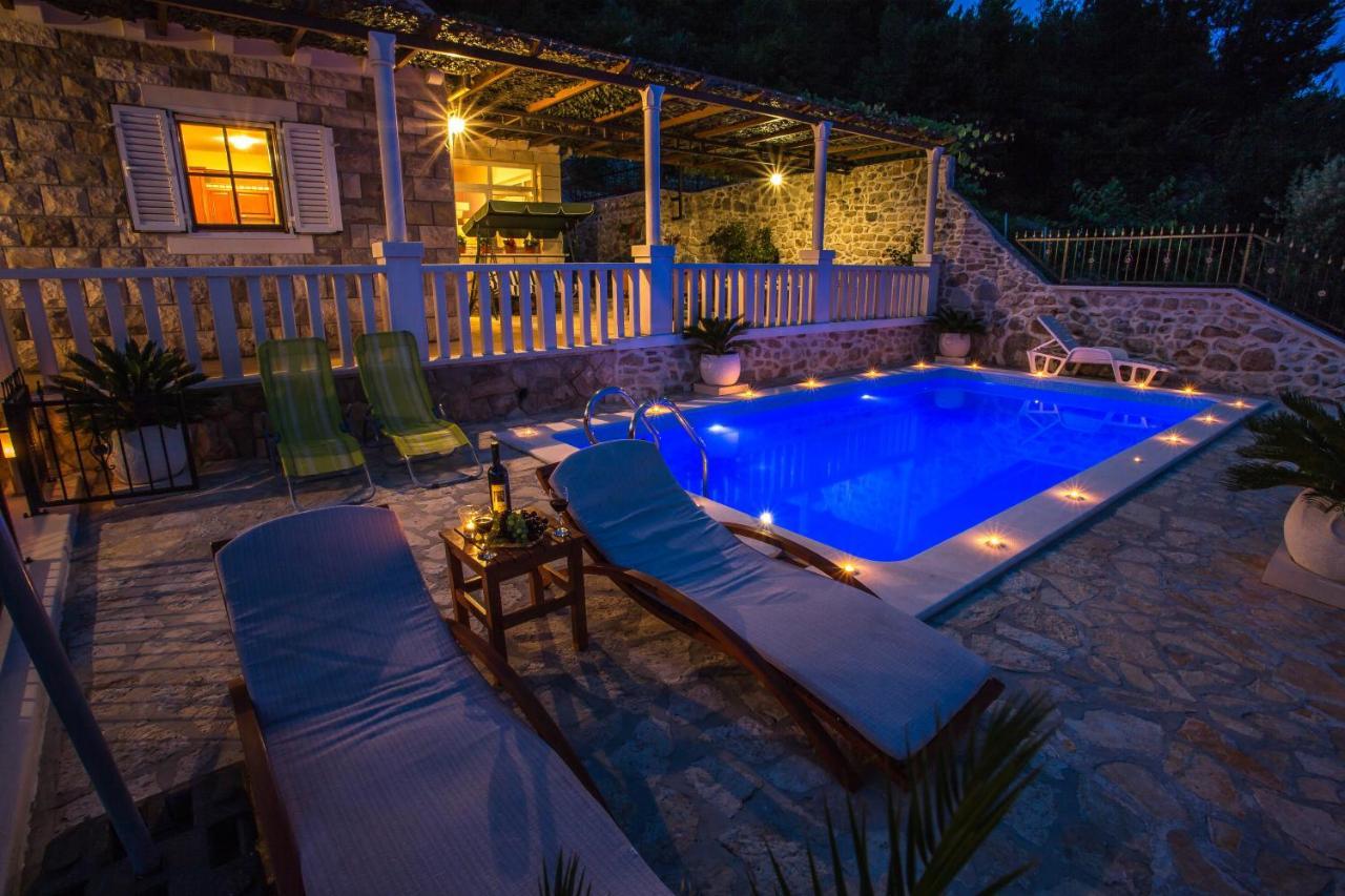 Secluded Luxury Villa With Sea View And Pool Orebić Zewnętrze zdjęcie