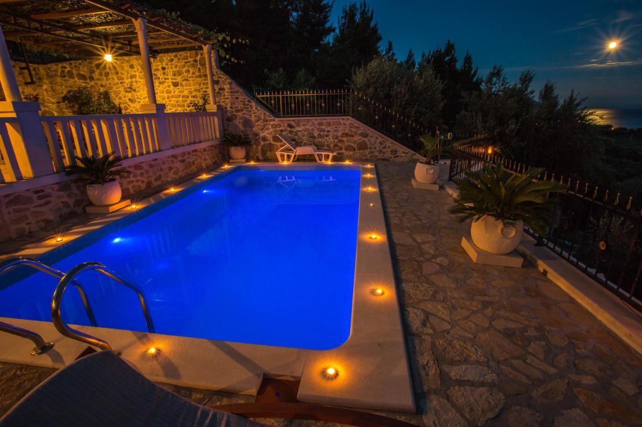 Secluded Luxury Villa With Sea View And Pool Orebić Zewnętrze zdjęcie